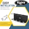 Koova Storage Rack, Steel, Black, 3.3 in W, 3.7 in H, 12.25 in L, Powder Coated KV-CAN-4 - alternate 4